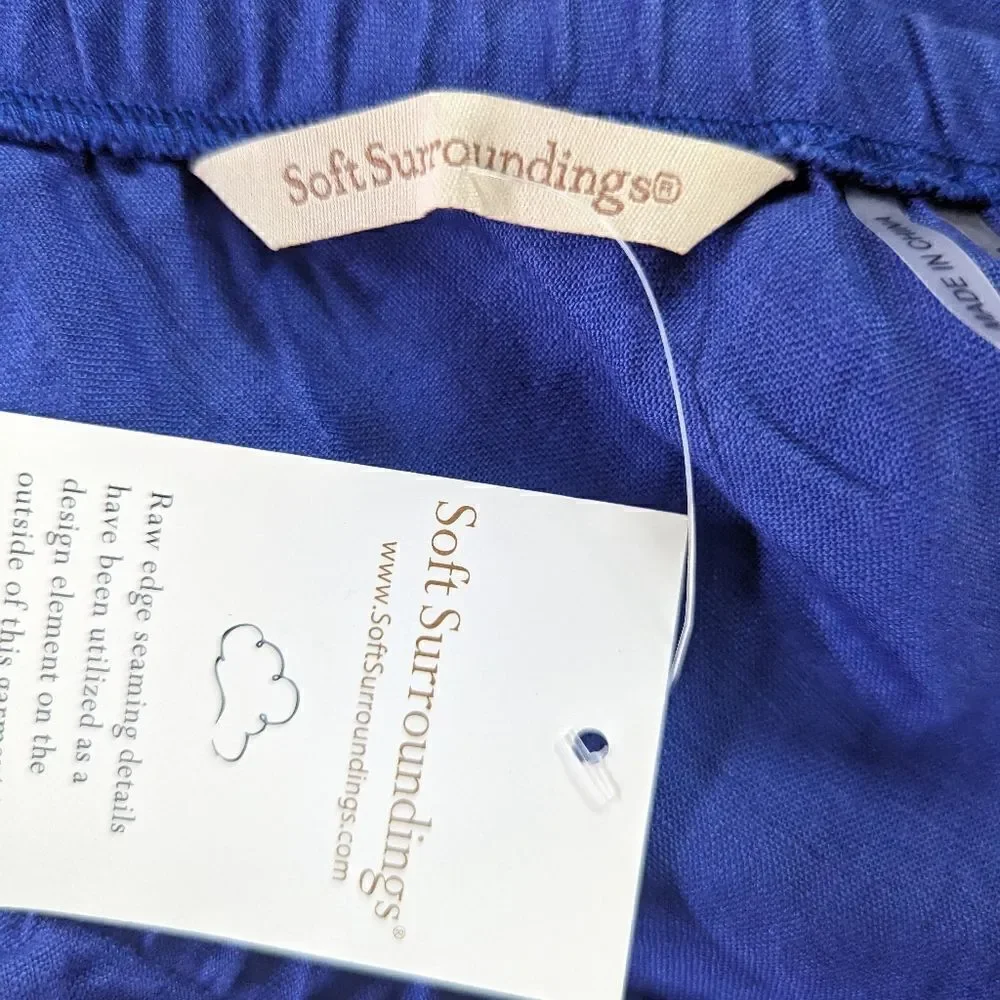 Soft Surroundings Linen Skirt S Cottagecore Fairycore Coastal Cowgirl Peasant